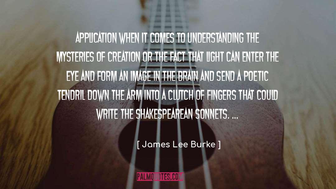 James Lee Burke Quotes: Application when it comes to