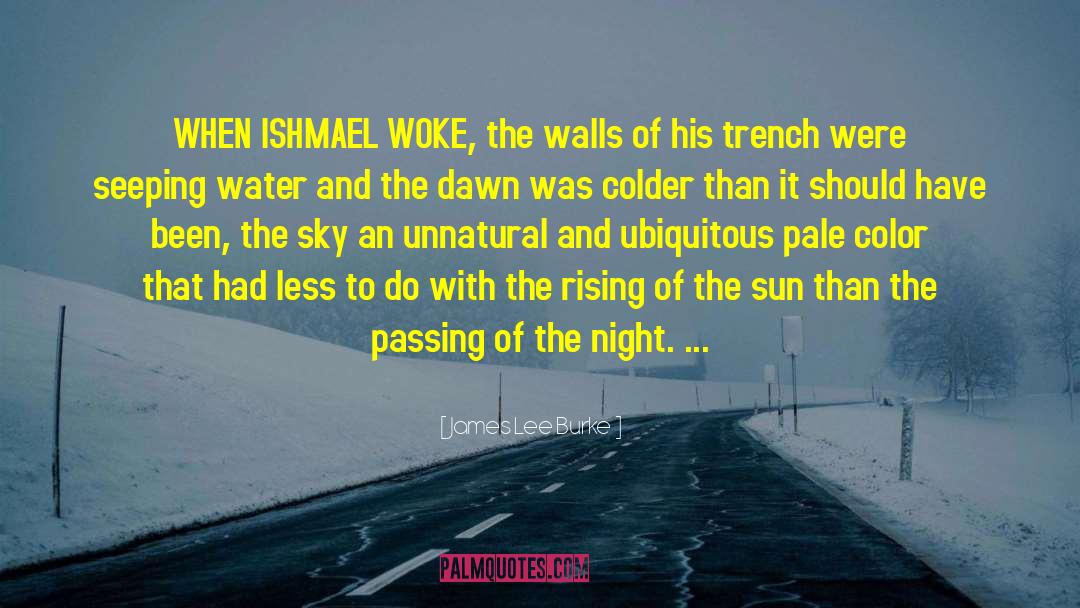 James Lee Burke Quotes: WHEN ISHMAEL WOKE, the walls