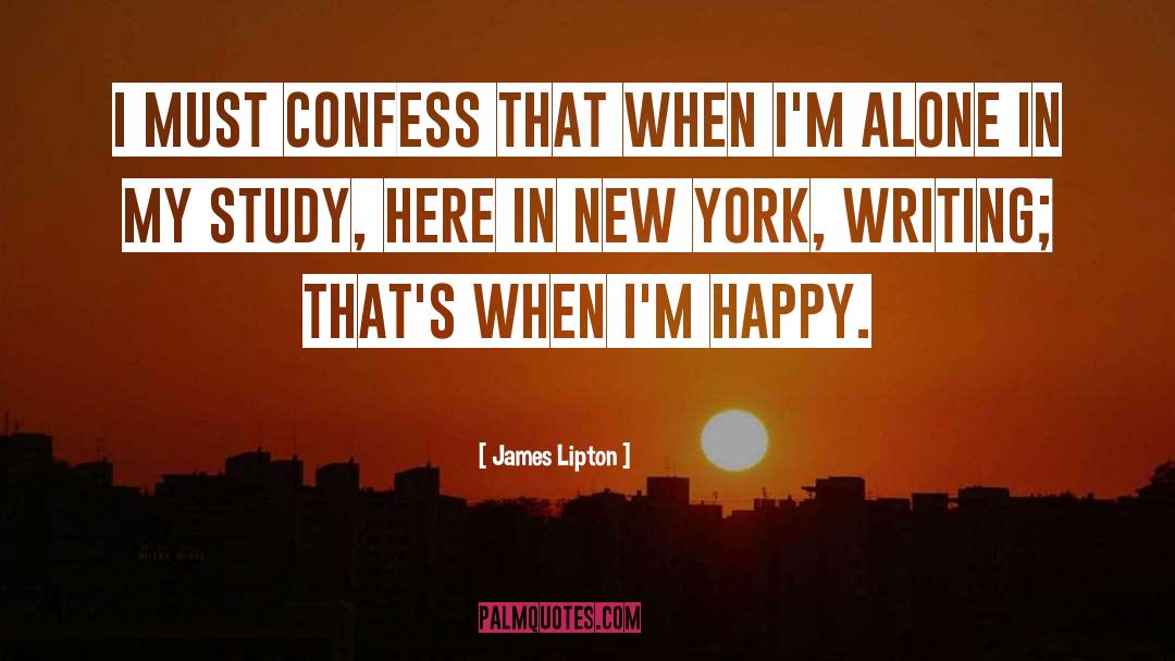 James Lipton Quotes: I must confess that when
