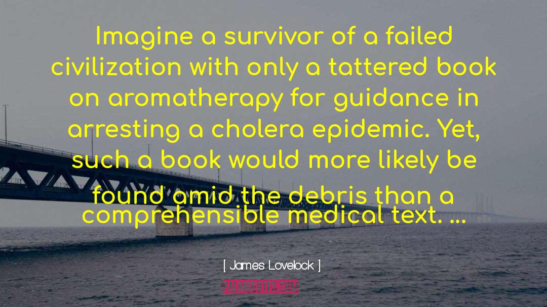 James Lovelock Quotes: Imagine a survivor of a