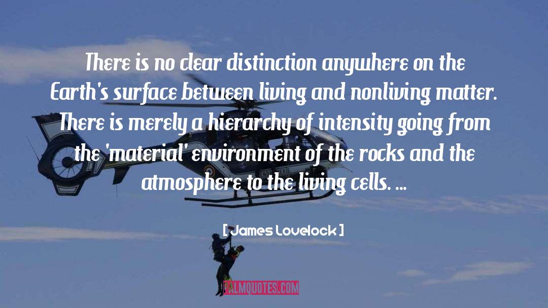 James Lovelock Quotes: There is no clear distinction