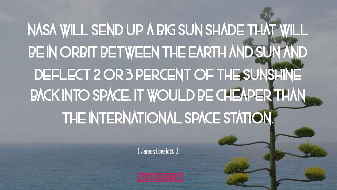 James Lovelock Quotes: NASA will send up a