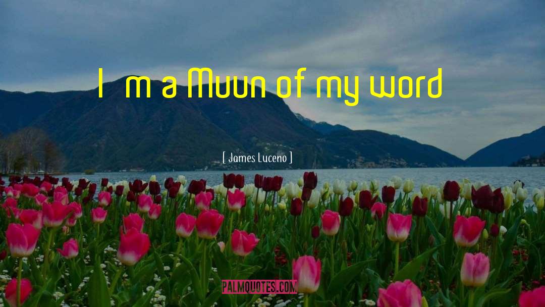 James Luceno Quotes: I'm a Muun of my