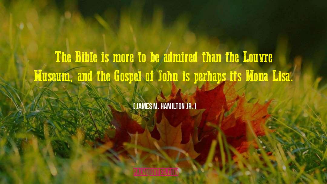 James M. Hamilton Jr. Quotes: The Bible is more to