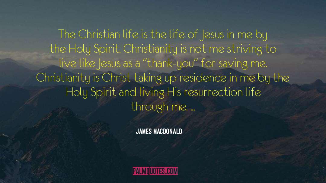 James MacDonald Quotes: The Christian life is the