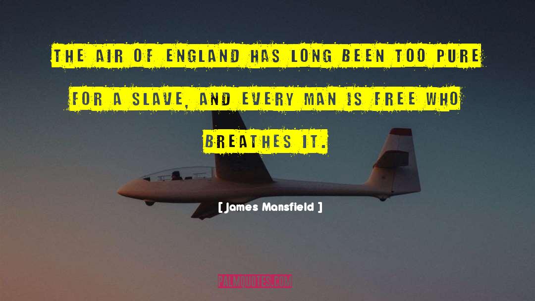 James Mansfield Quotes: The air of England has