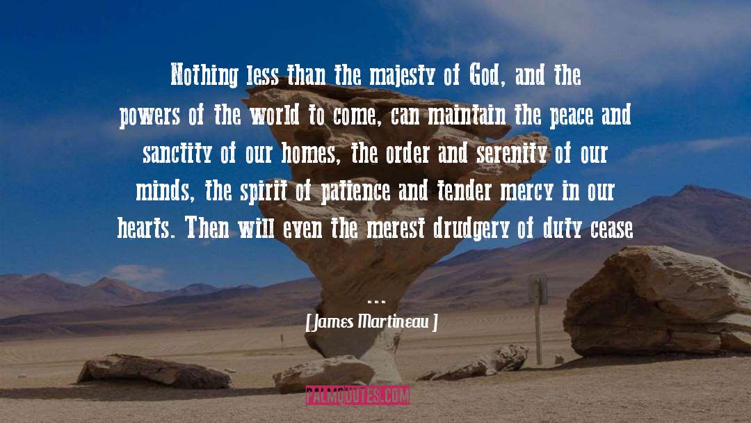 James Martineau Quotes: Nothing less than the majesty