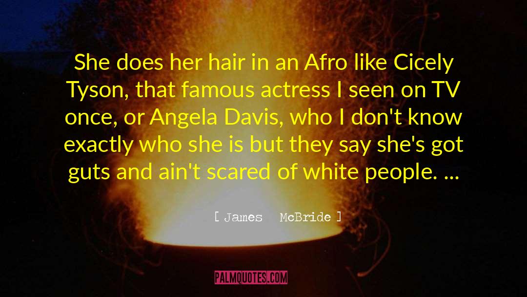 James McBride Quotes: She does her hair in