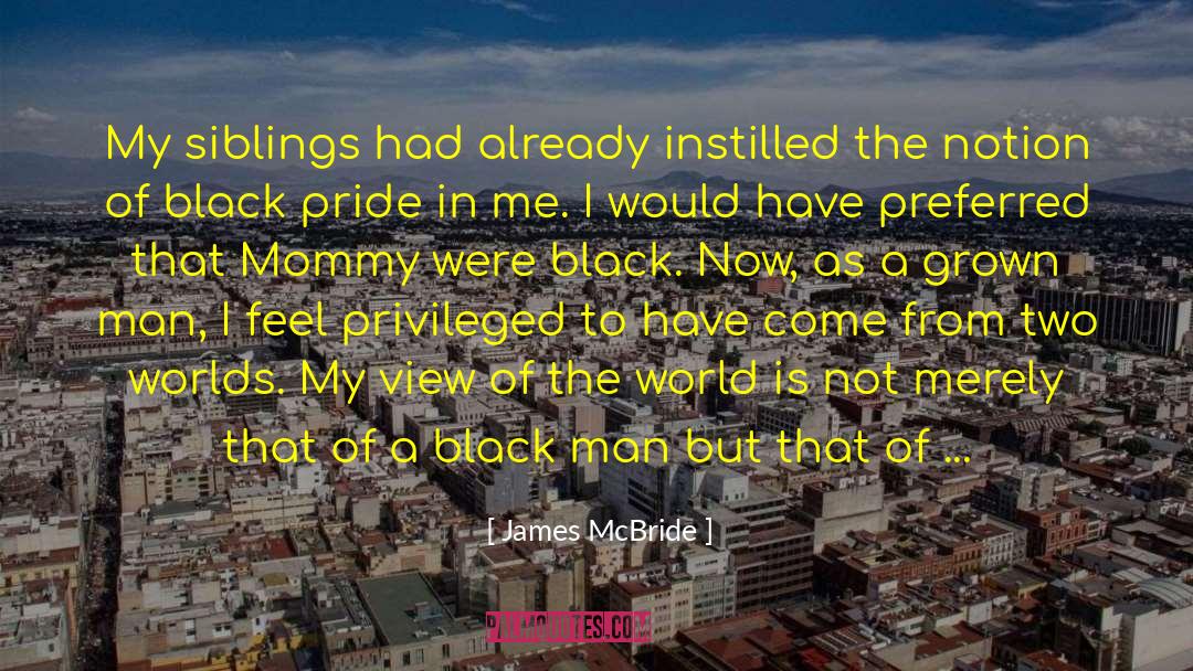 James McBride Quotes: My siblings had already instilled