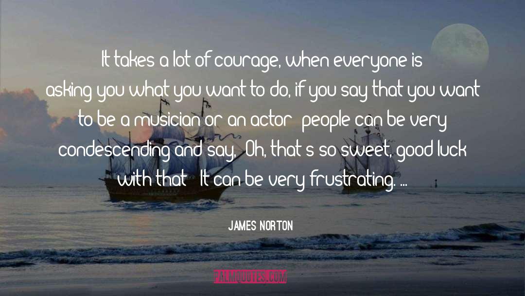 James Norton Quotes: It takes a lot of