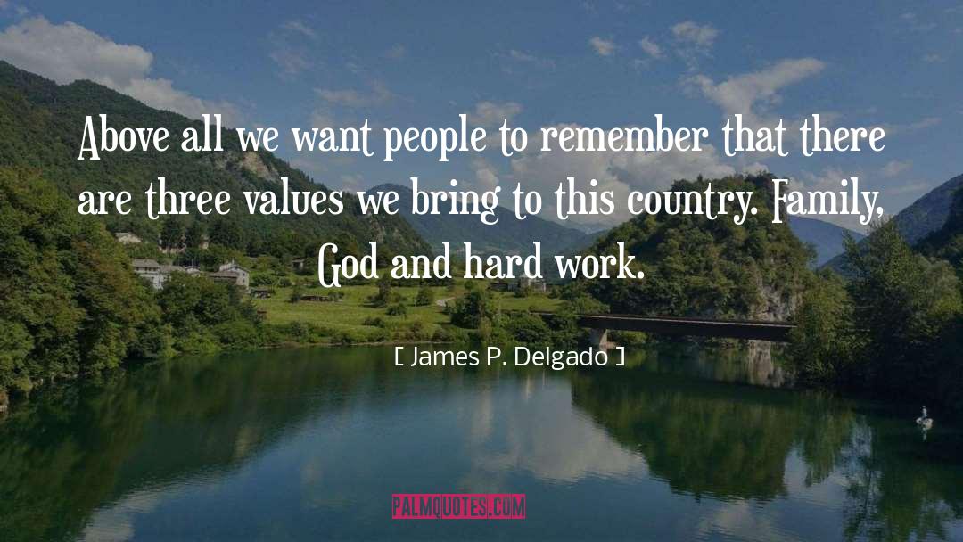 James P. Delgado Quotes: Above all we want people