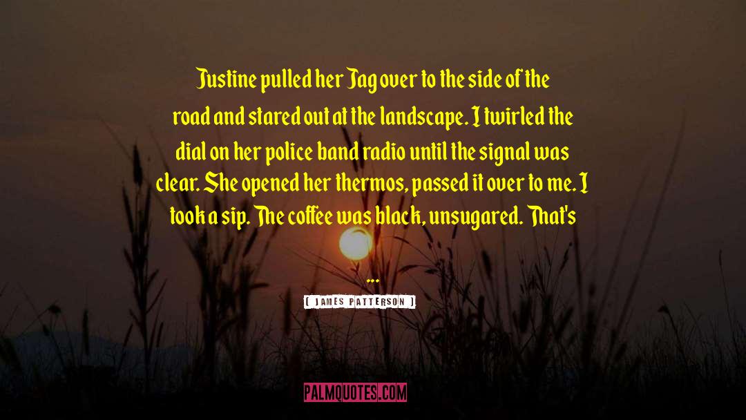James Patterson Quotes: Justine pulled her Jag over