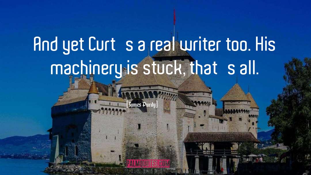 James Purdy Quotes: And yet Curt's a real