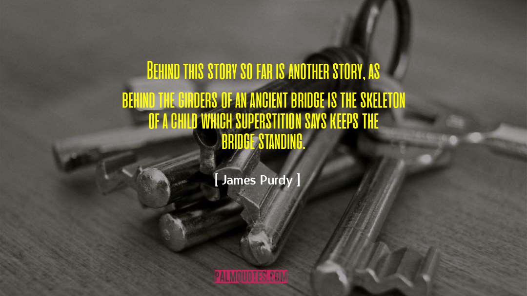 James Purdy Quotes: Behind this story so far