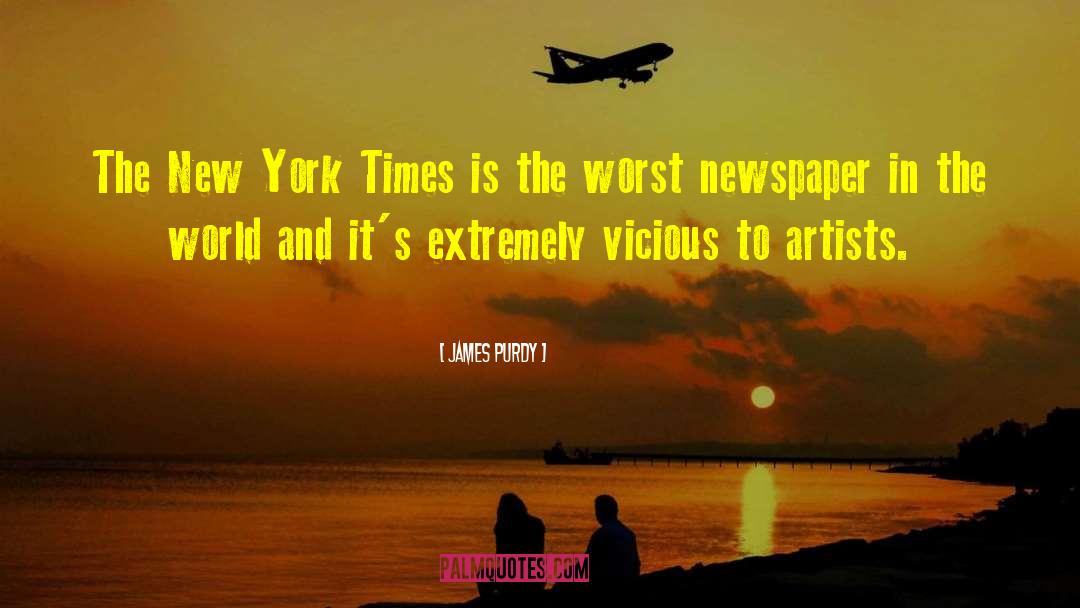James Purdy Quotes: The New York Times is