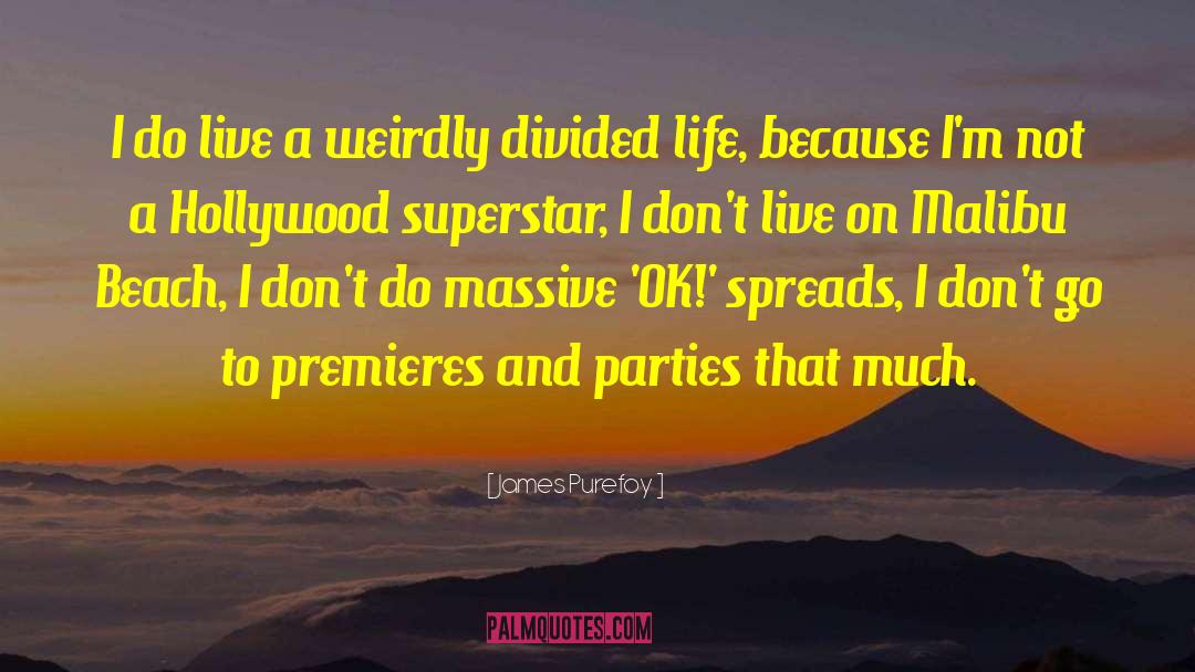 James Purefoy Quotes: I do live a weirdly