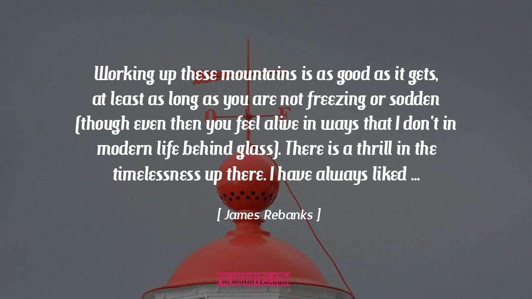 James Rebanks Quotes: Working up these mountains is
