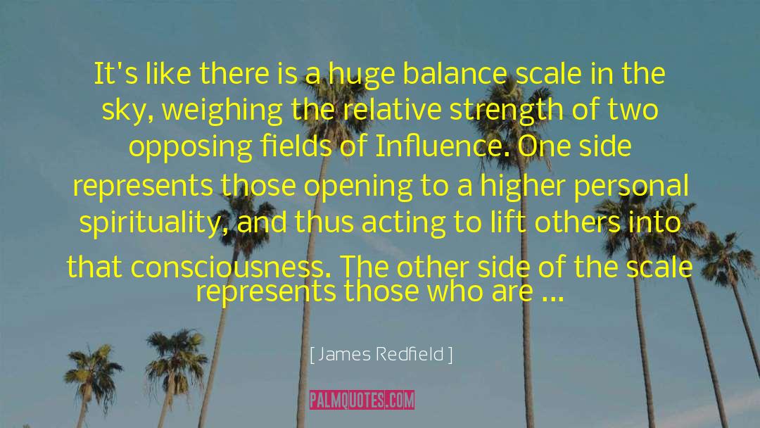 James Redfield Quotes: It's like there is a