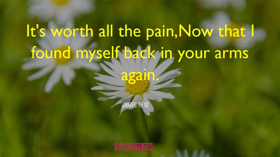 James Reid Quotes: It's worth all the pain,<br