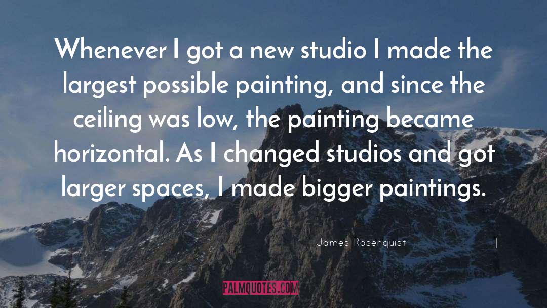 James Rosenquist Quotes: Whenever I got a new