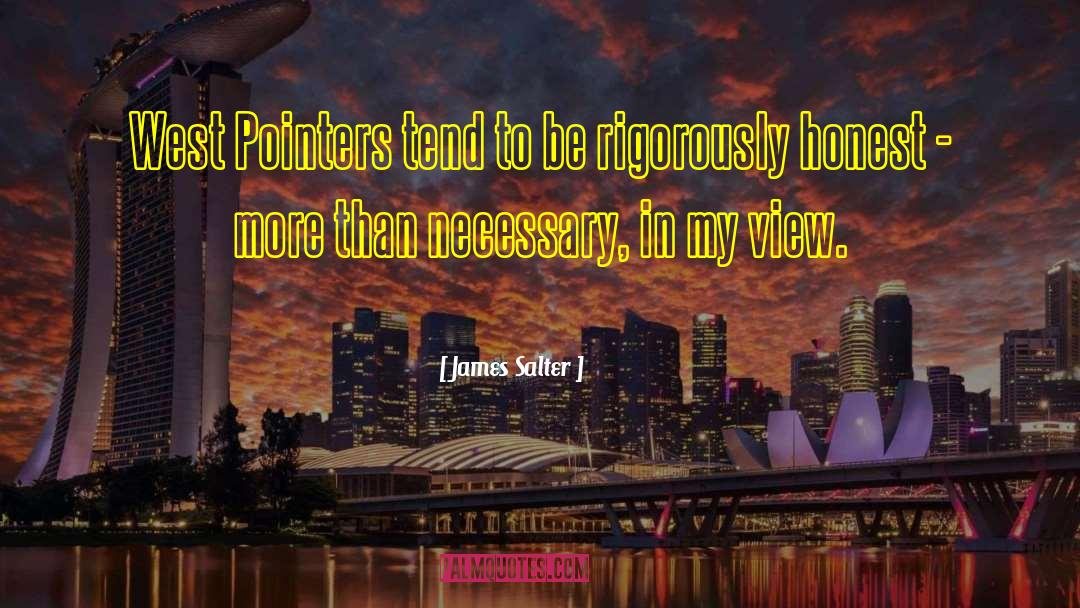 James Salter Quotes: West Pointers tend to be