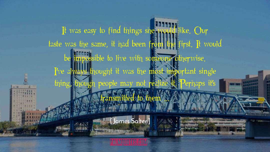 James Salter Quotes: It was easy to find