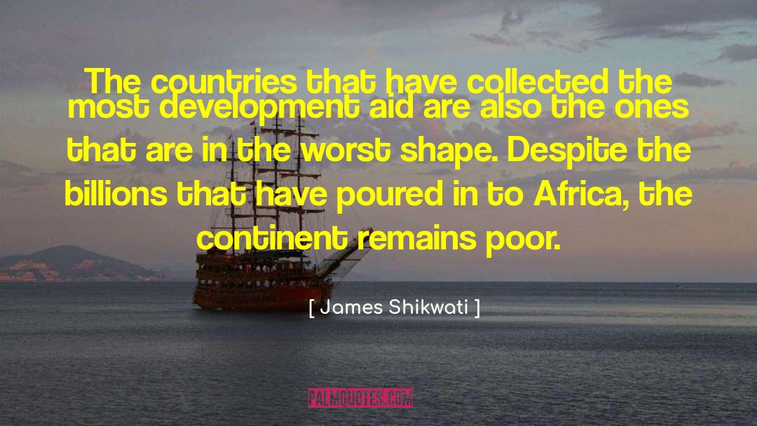 James Shikwati Quotes: The countries that have collected