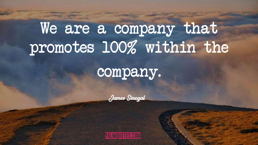 James Sinegal Quotes: We are a company that