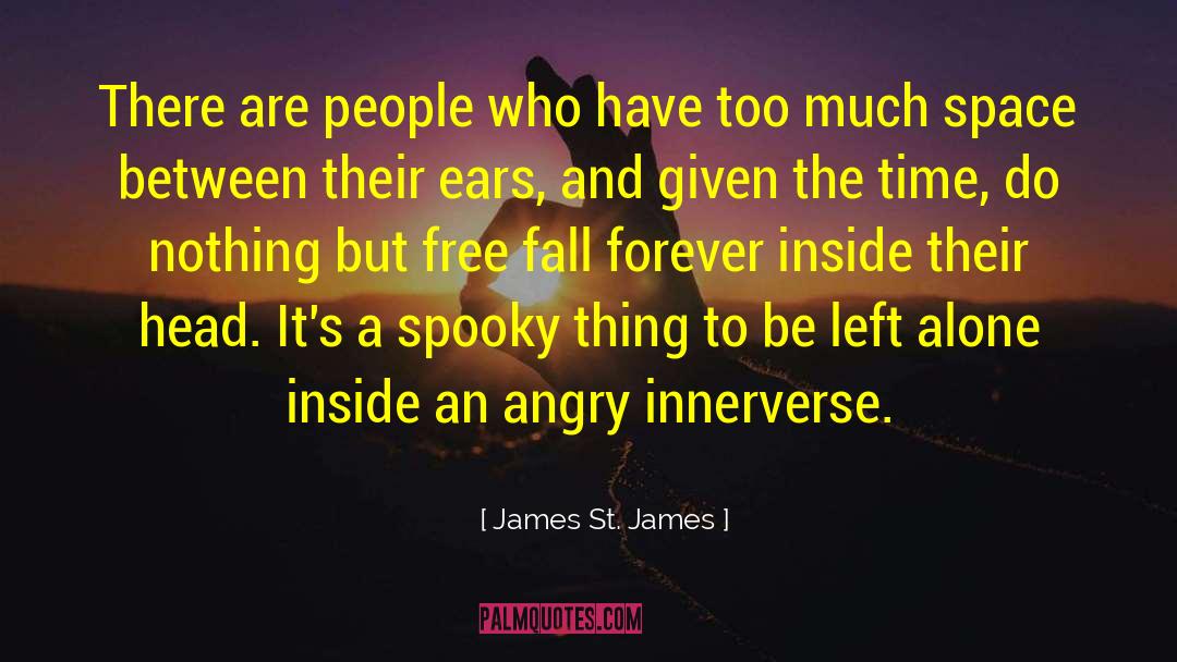 James St. James Quotes: There are people who have