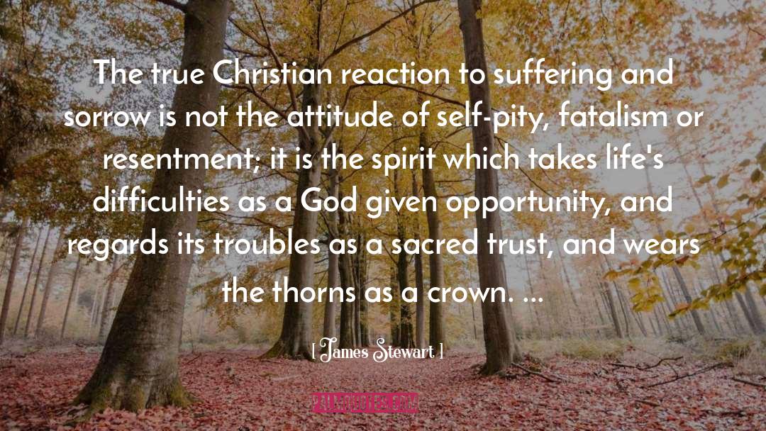 James Stewart Quotes: The true Christian reaction to