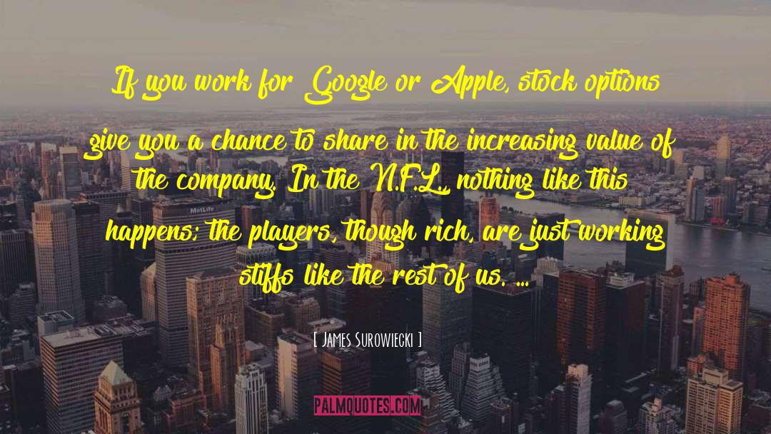 James Surowiecki Quotes: If you work for Google