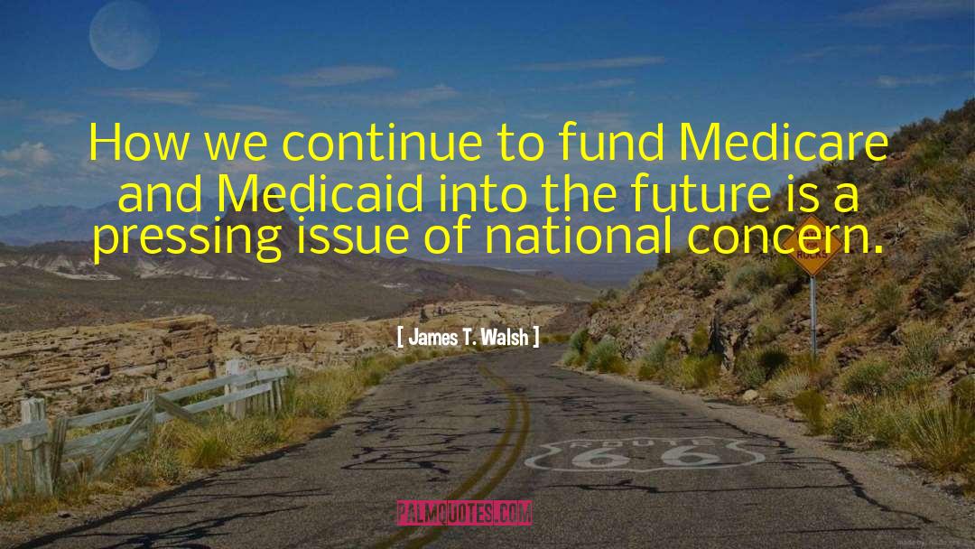 James T. Walsh Quotes: How we continue to fund