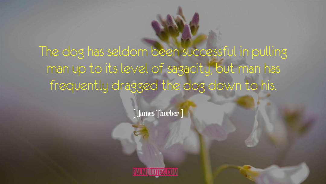 James Thurber Quotes: The dog has seldom been