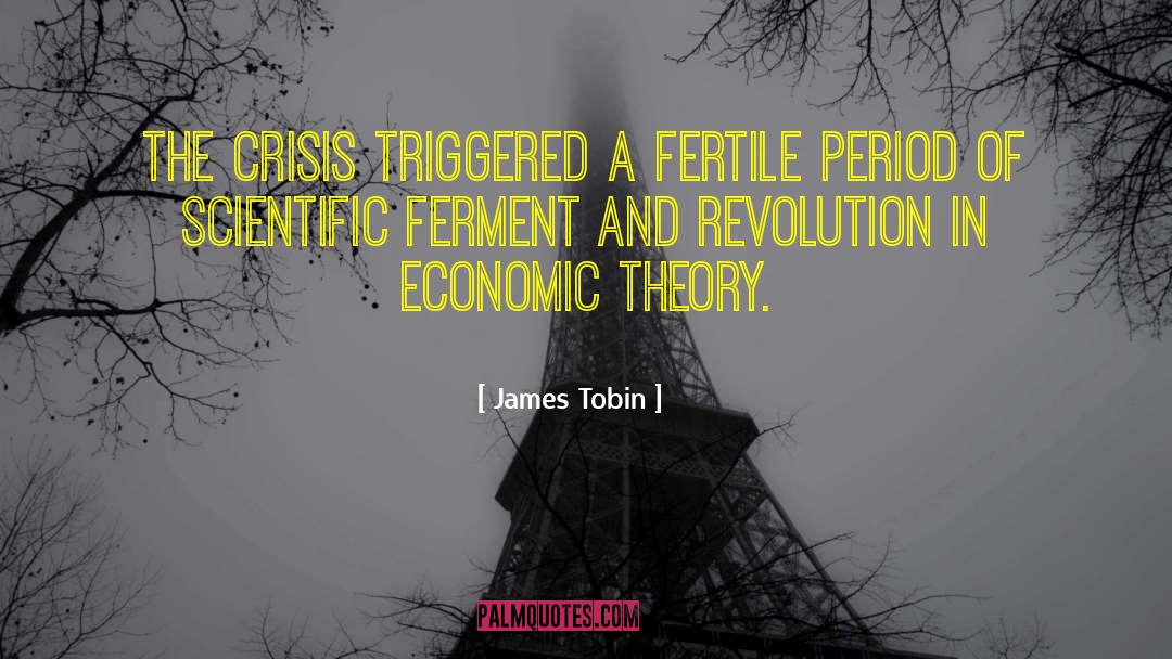 James Tobin Quotes: The crisis triggered a fertile