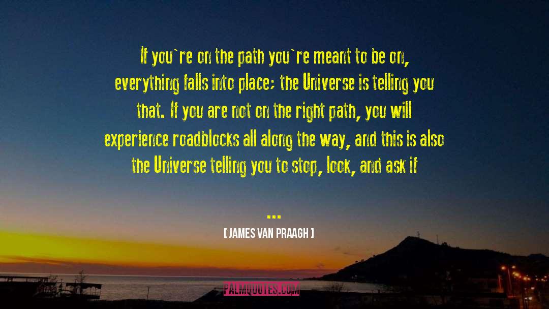 James Van Praagh Quotes: If you're on the path