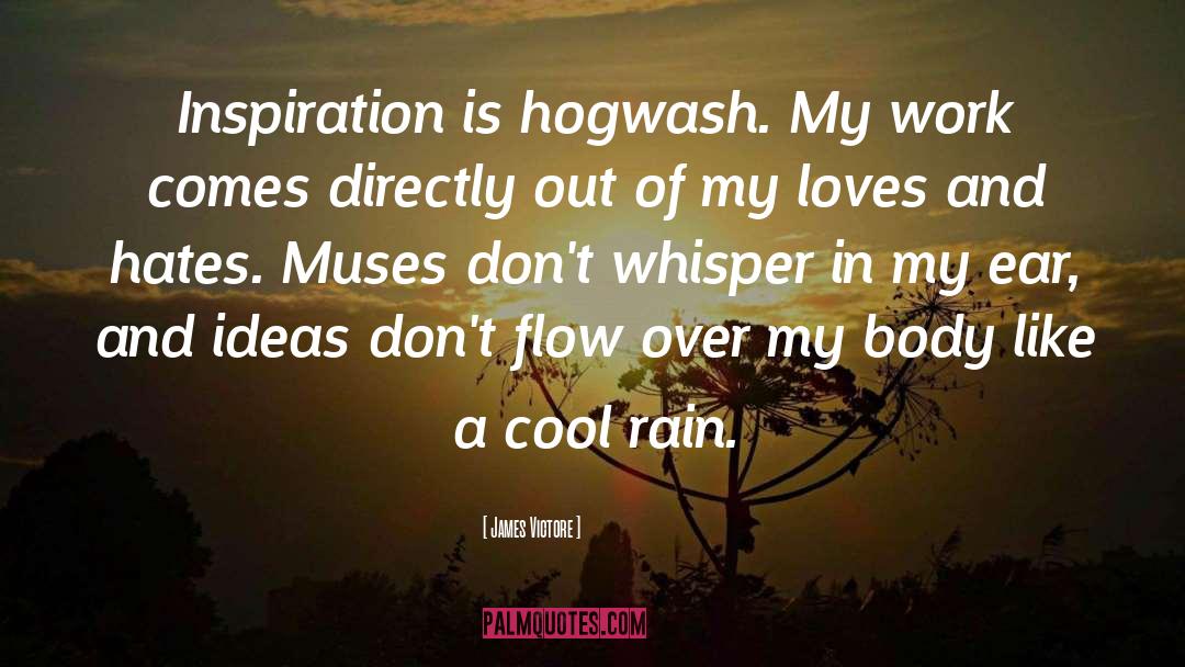 James Victore Quotes: Inspiration is hogwash. My work