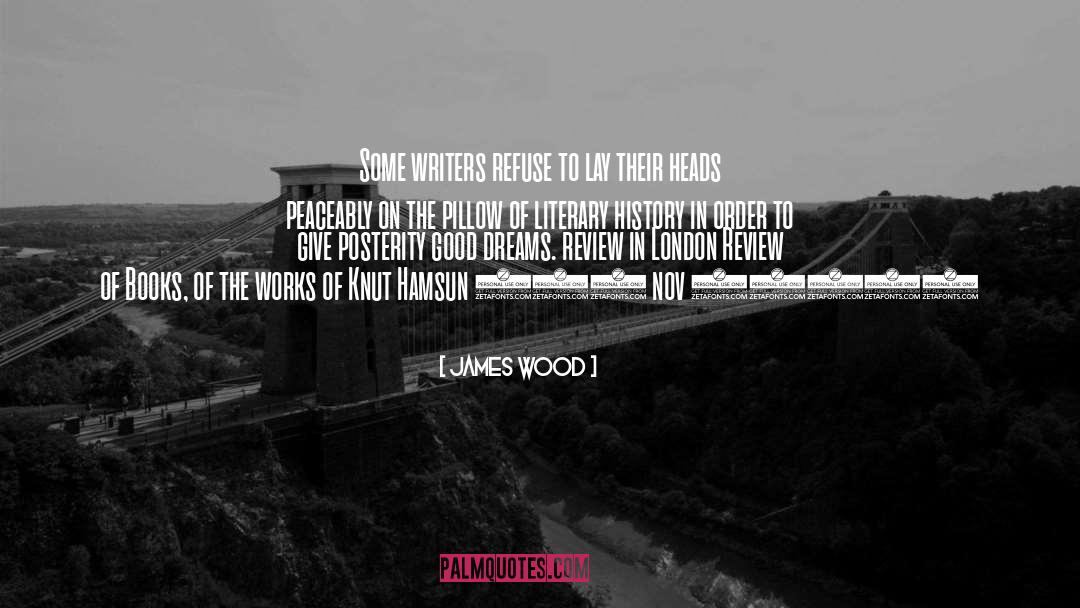 James Wood Quotes: Some writers refuse to lay