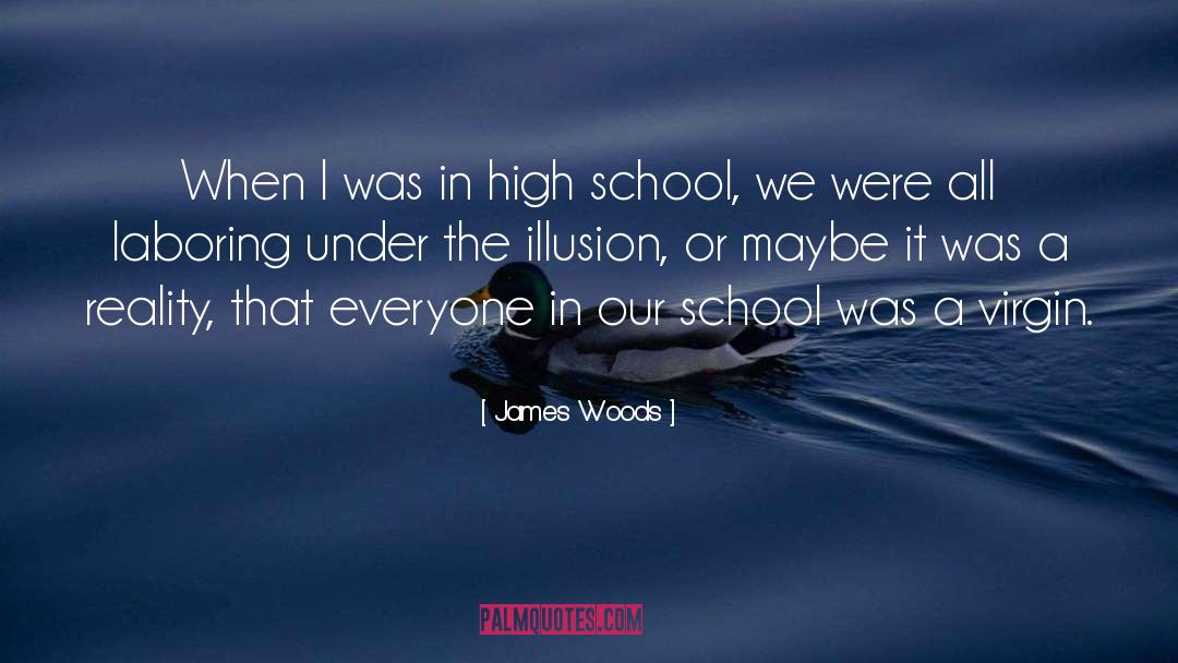 James Woods Quotes: When I was in high