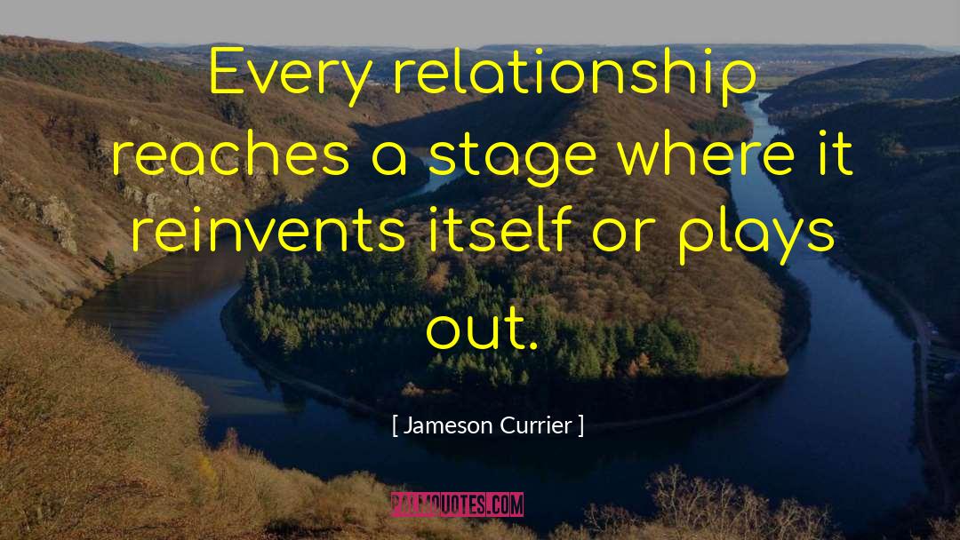 Jameson Currier Quotes: Every relationship reaches a stage
