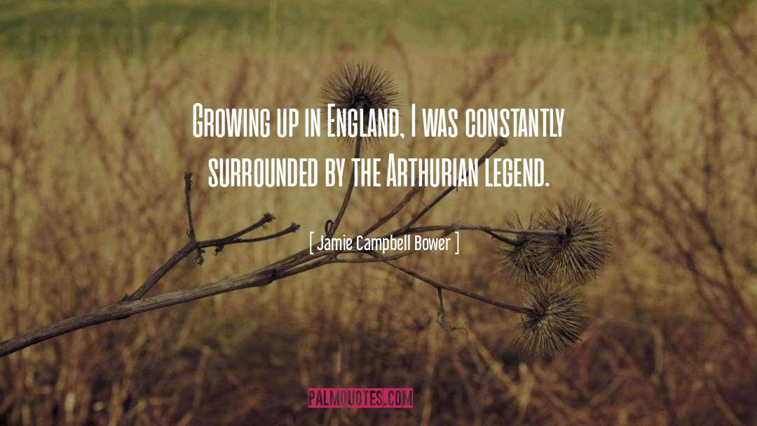 Jamie Campbell Bower Quotes: Growing up in England, I