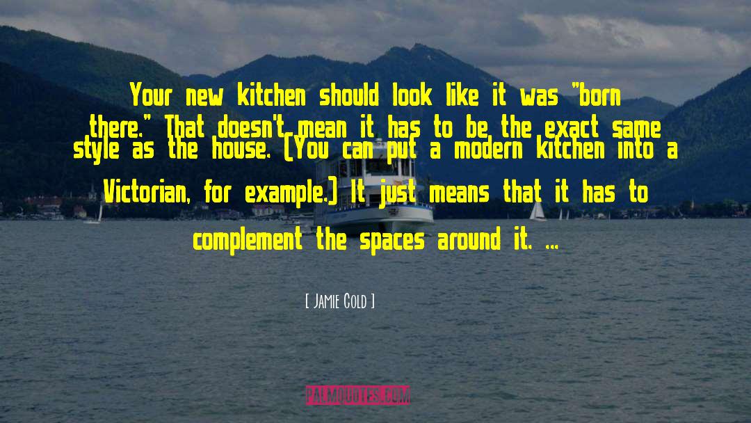 Jamie Gold Quotes: Your new kitchen should look