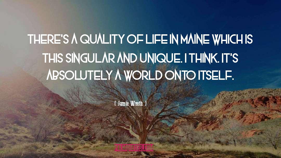 Jamie Wyeth Quotes: There's a quality of life