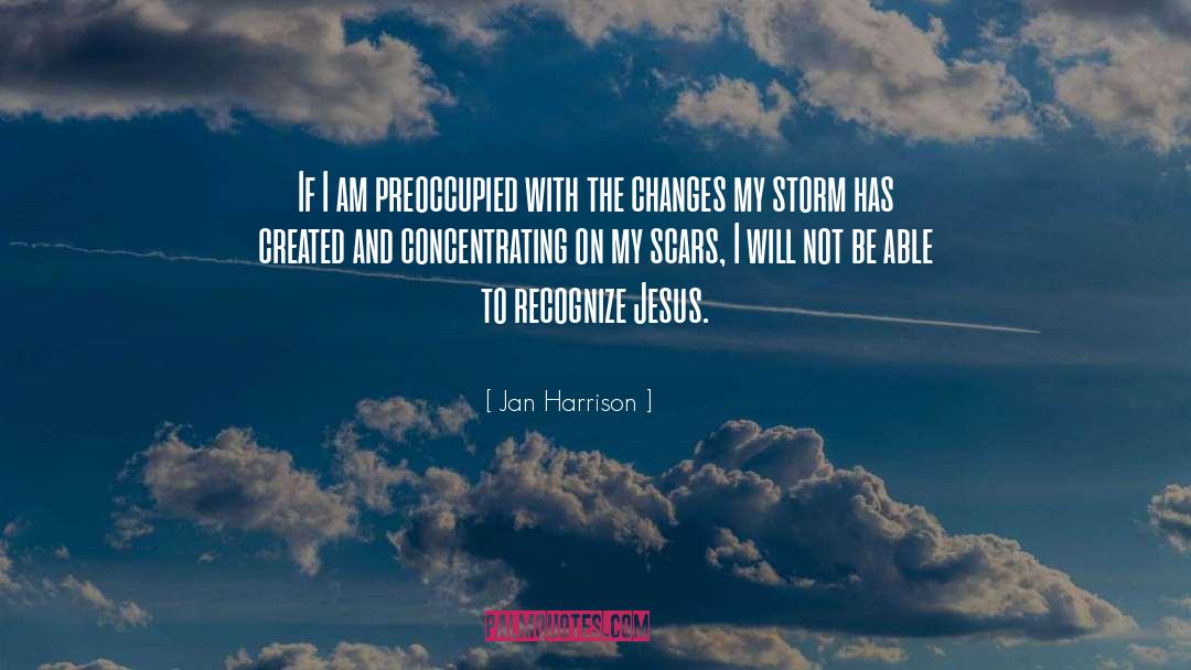 Jan Harrison Quotes: If I am preoccupied with