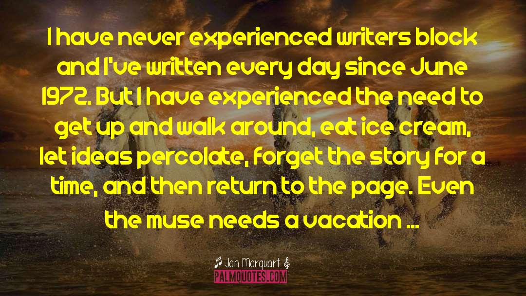 Jan Marquart Quotes: I have never experienced writers