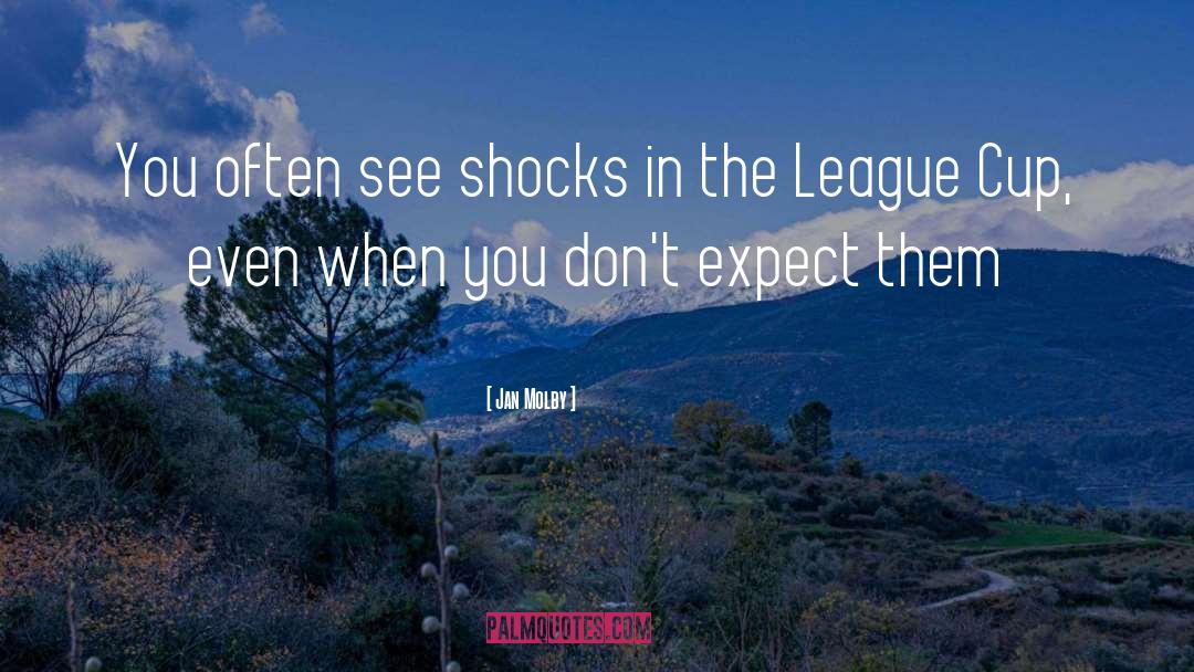 Jan Molby Quotes: You often see shocks in