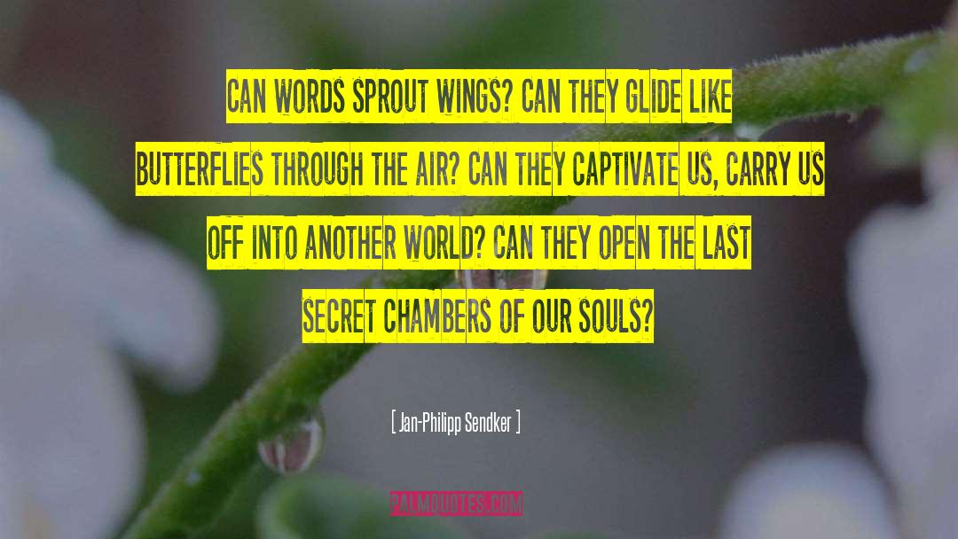 Jan-Philipp Sendker Quotes: Can words sprout wings? Can