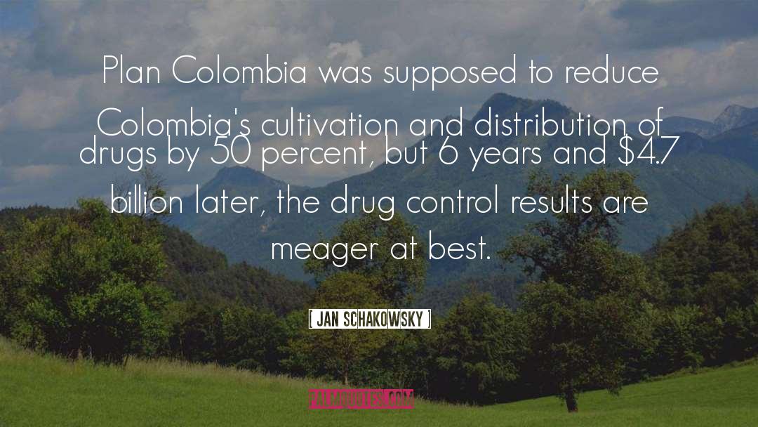 Jan Schakowsky Quotes: Plan Colombia was supposed to