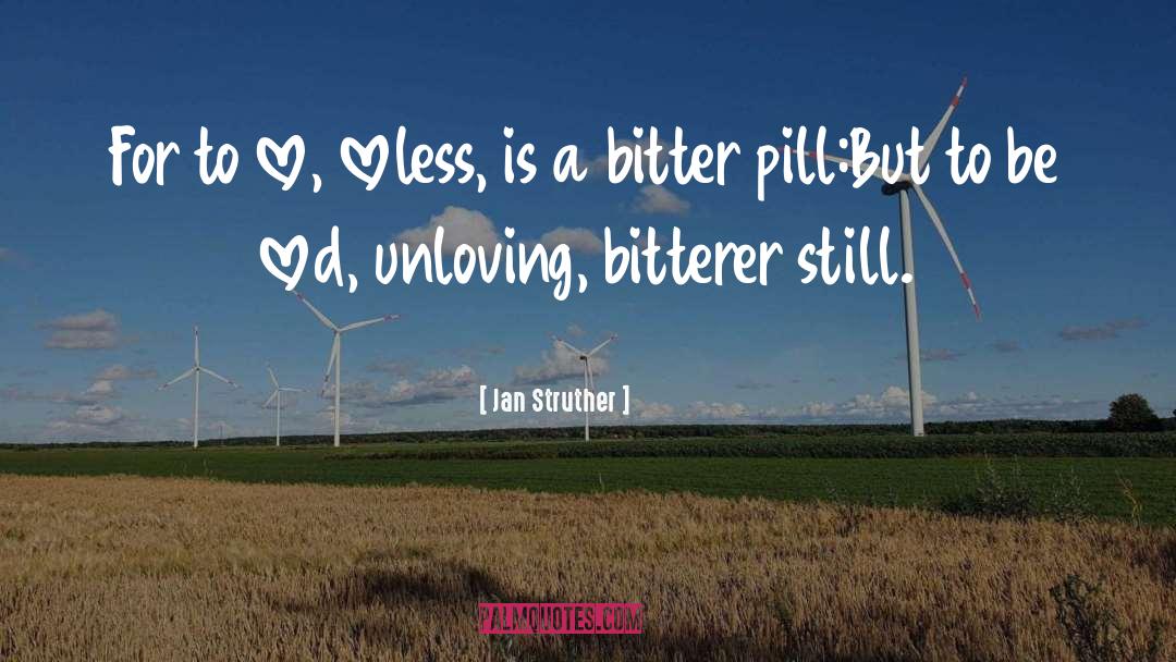 Jan Struther Quotes: For to love, loveless, is