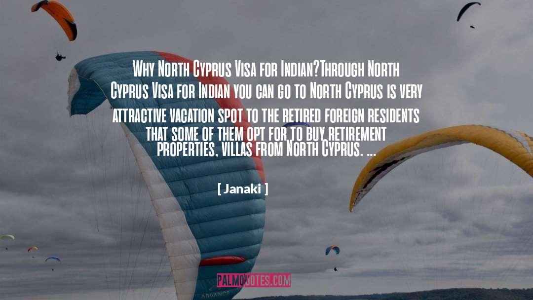 Janaki Quotes: Why North Cyprus Visa for