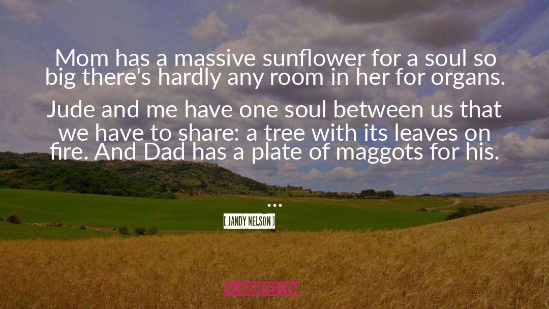 Jandy Nelson Quotes: Mom has a massive sunflower